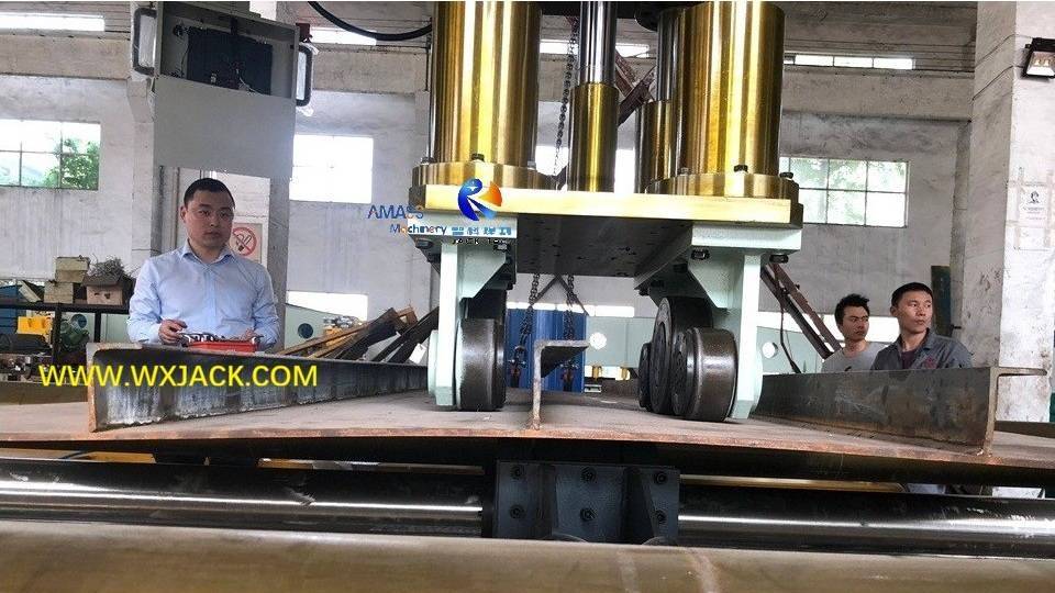 Máquina enderezadora de unidad de placa reforzada con acero de 7 ángulos 28