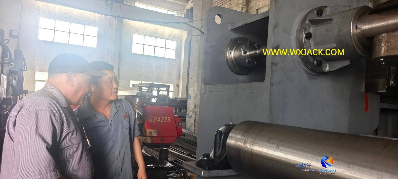 0 Máquina enderezadora de vigas hidráulicas en H 3