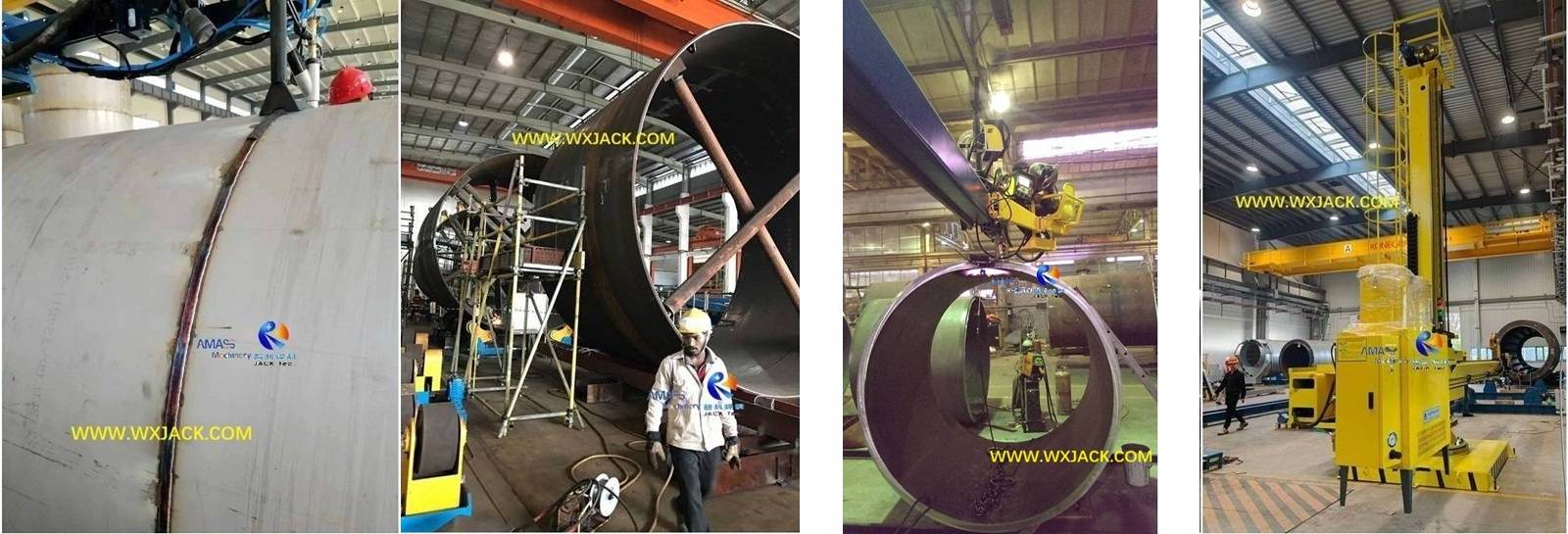 3 Centro de soldadura con manipulador y rotador de soldadura 12