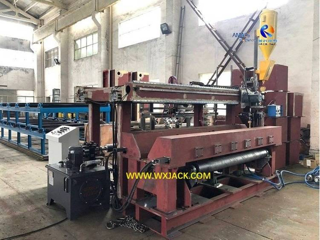 M&aacute;quina de soldadura de juntas a tope de 9 placas 18