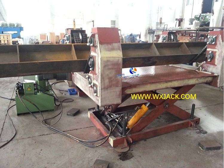 2 Máquina volcadora de cadenas de vigas de estructura de acero 11 13
