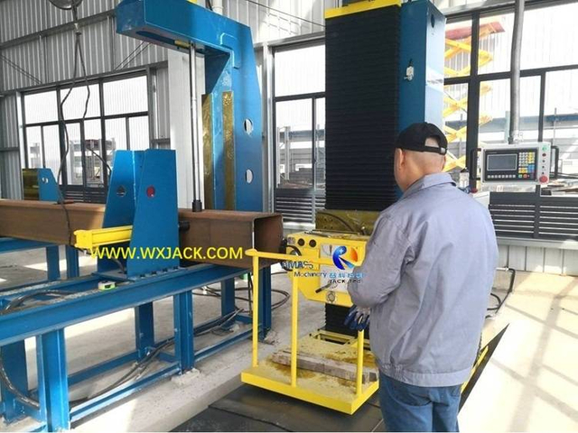 7 Fresadora frontal de viga CNC BOX H 151