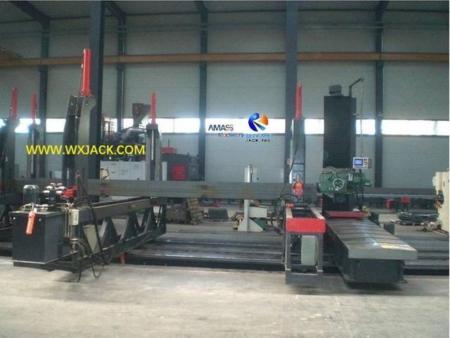9 Fresadora frontal CNC de viga H de estructura de acero 135