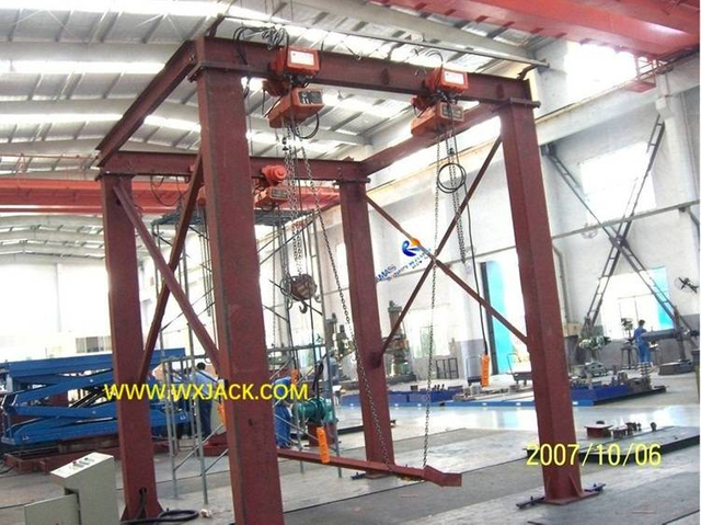 16 Equipo de volteo de tipo de cadena anular 8 1