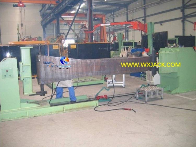 Posicionador de soldadura de 6 columnas dobles de cabezal y contrapunto 6 033