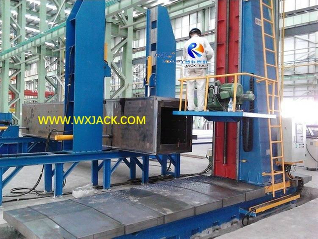 3 Fresadora frontal de extremo de viga CAJA de estructura de acero CNC 12