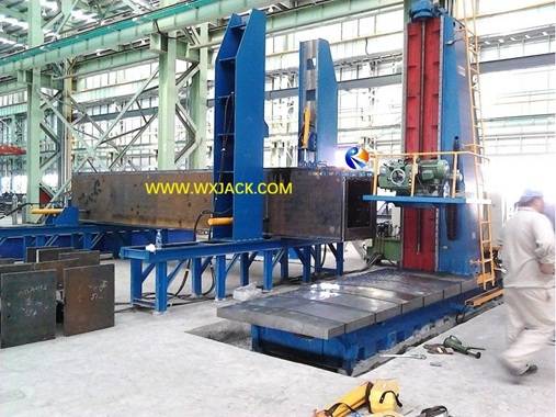 Máquina de fresado de cara de la viga de la caja CNC