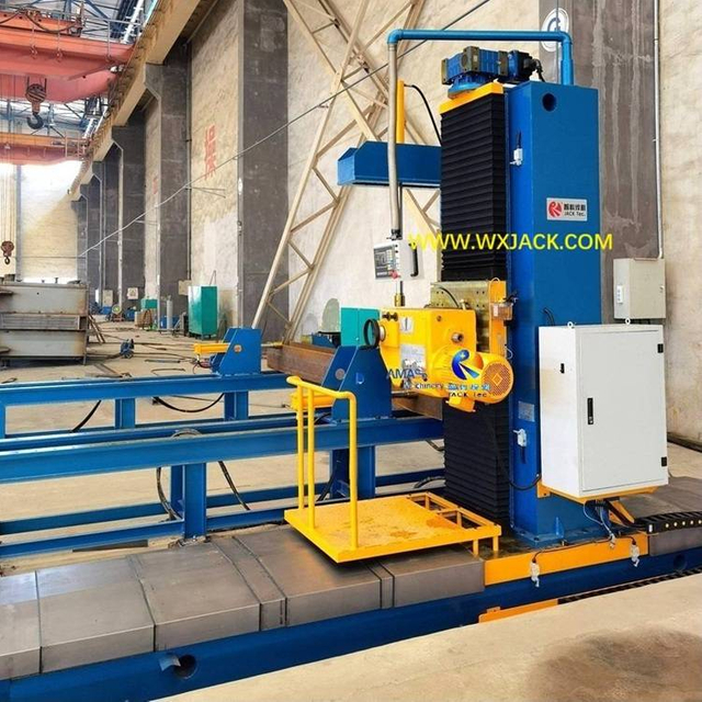 8 Fresadora frontal CNC de viga CAJA H de estructura de acero 74