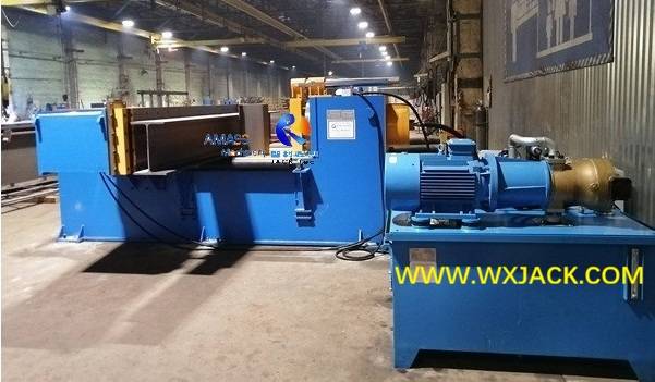 Máquina enderezadora de prensa horizontal con viga de acero Fig3 BOX H 7