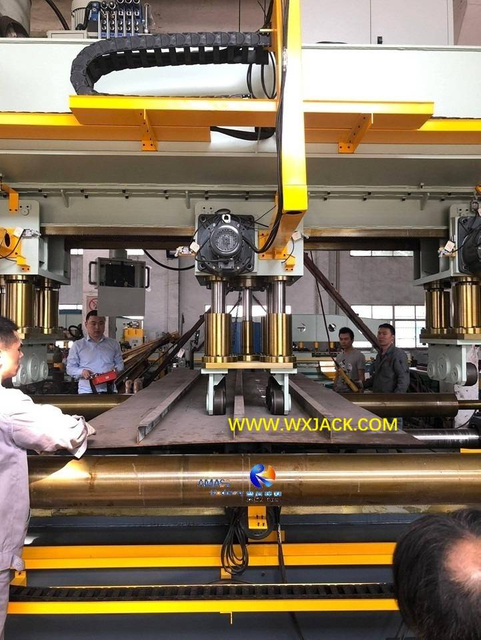 M&aacute;quina enderezadora de unidad de placa reforzada con acero de 7 &aacute;ngulos 13