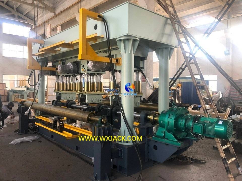 Máquina enderezadora de placas acanaladas
