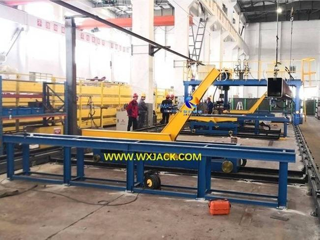 11 M&aacute;quina con giro de 180&deg; y viga en H con accionamiento hidr&aacute;ulico m&oacute;vil motorizado 11