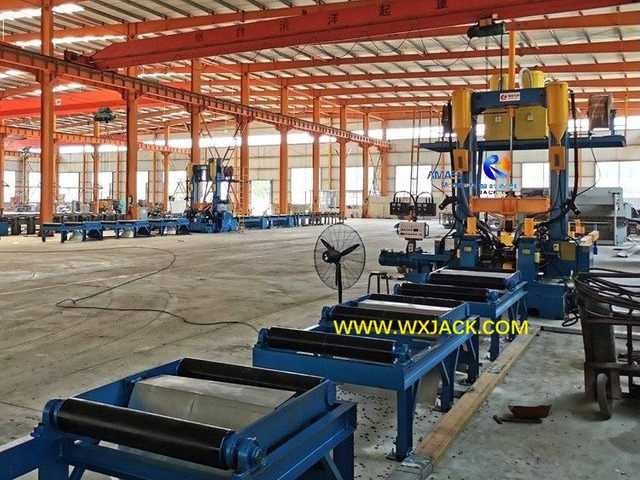 12 M&aacute;quina enderezadora y soldadora de ensamblaje de vigas en H 3 en 1 16