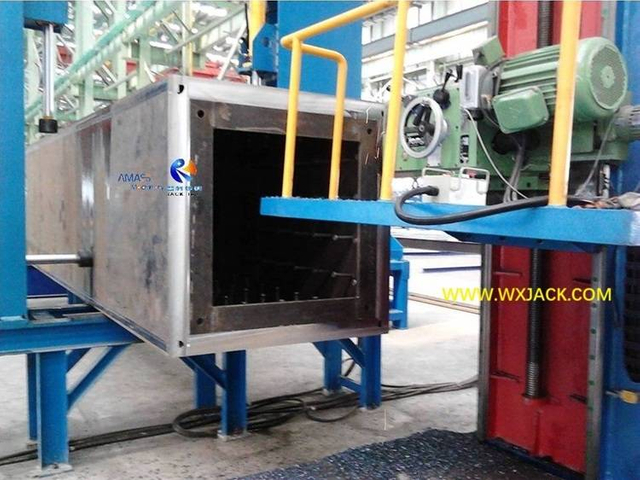 1 Fresadora frontal de viga CNC BOX H con estructura de acero 6