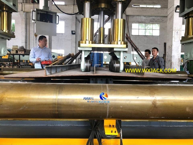 M&aacute;quina enderezadora de unidad de placa reforzada de acero de 3 &aacute;ngulos 14