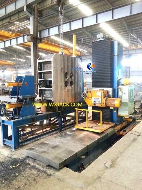 1 Fresadora frontal de viga CNC BOX H con estructura de acero 56