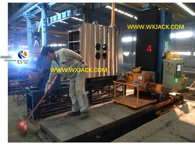 Fresadora frontal de extremo de viga IH de 4 tubos CNC 66