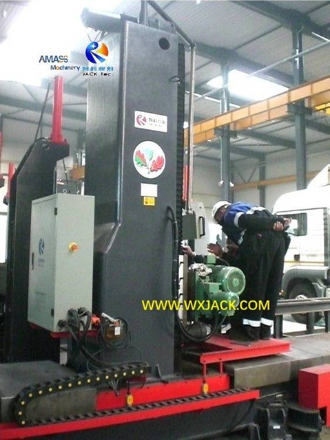 10 Fresadora frontal CNC de viga CAJA H de estructura de acero 132