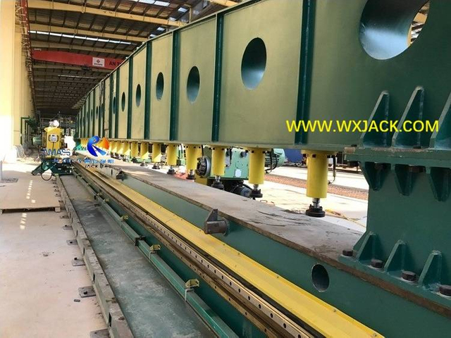 Fresadora de bordes de 3 cabezales dobles con placa de acero 26