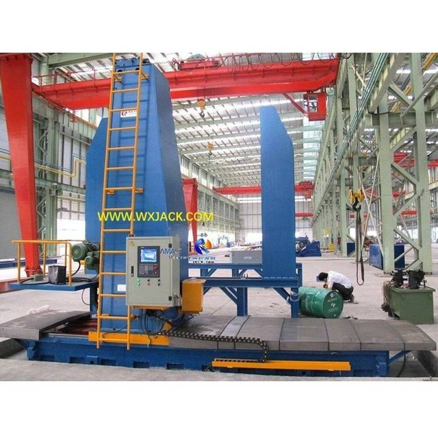 4 Fresadora frontal CNC de tubo de viga CAJA H de estructura de acero 37