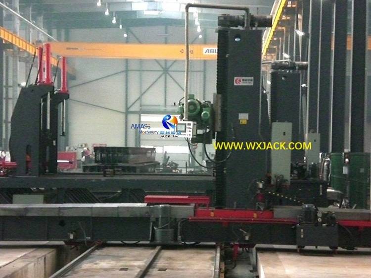 Fresadora frontal CNC de viga de caja de estructura de acero 126
