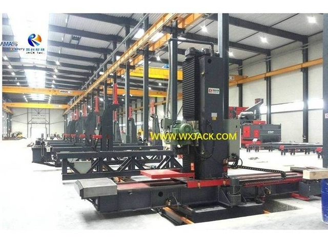 10 Fresadora frontal CNC de viga H de estructura de acero 114
